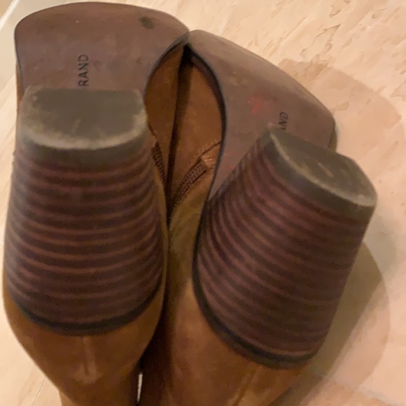 Lucky Brand Latinia Genuine Suede Heeled Ankle Boots - Picture 6 of 8